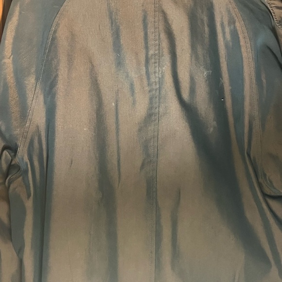 Men's Olive Green Over Coat (Chameleon,Fabric Green/Purple) - Picture 4 of 4